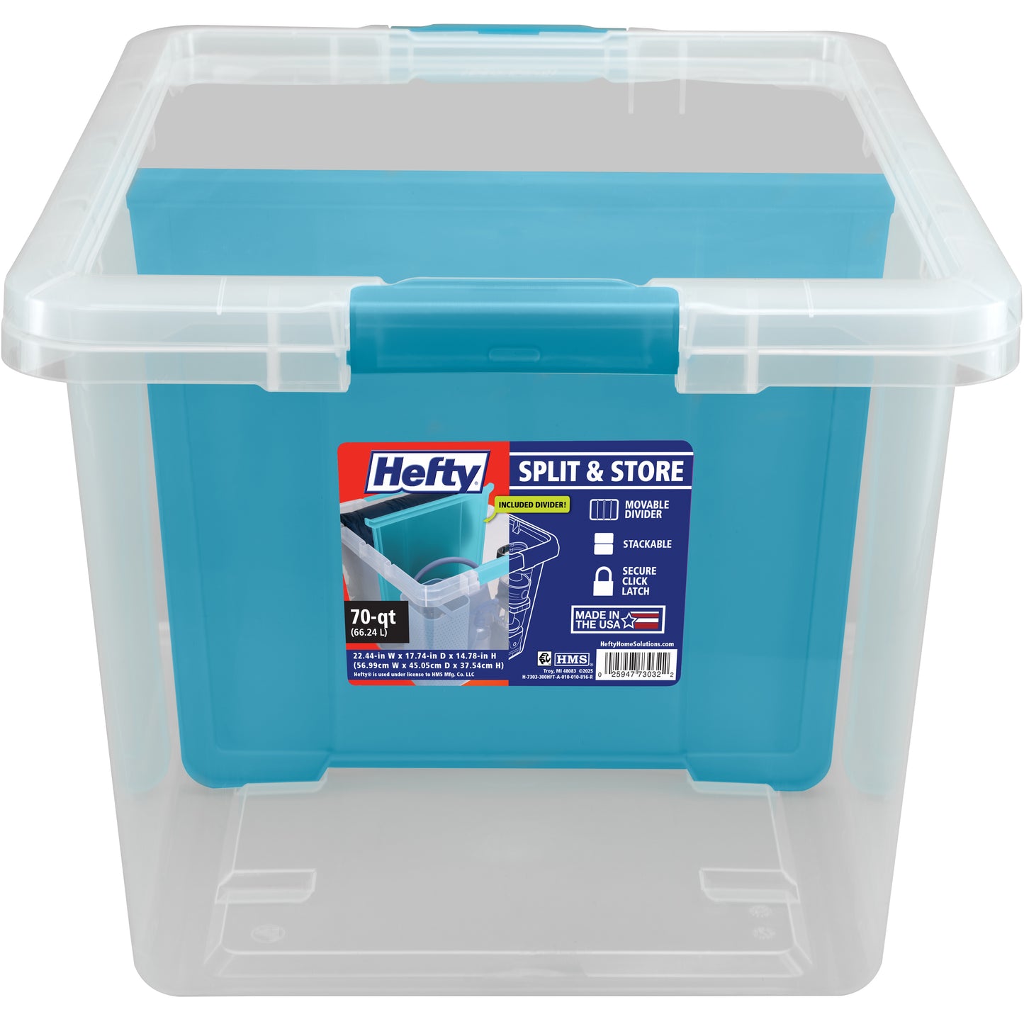Hefty 7303 70qt (Divider only)